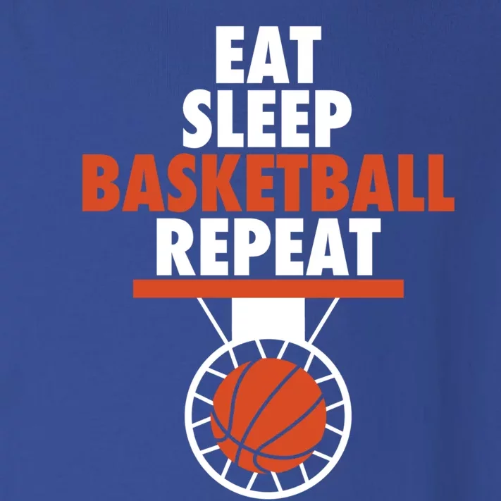 Eat Sleep Basketball Repeat Cool Basketball Sport Player Tee Gift Toddler Long Sleeve Shirt