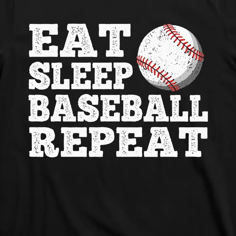 Eat Sleep Baseball Repeat T-Shirt