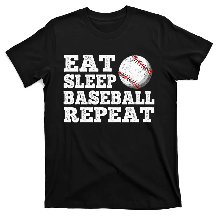 Eat Sleep Baseball Repeat T-Shirt