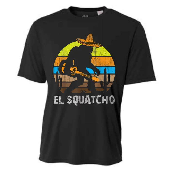 El Squatcho Bigfoot Sasquatch Cooling Performance Crew T-Shirt