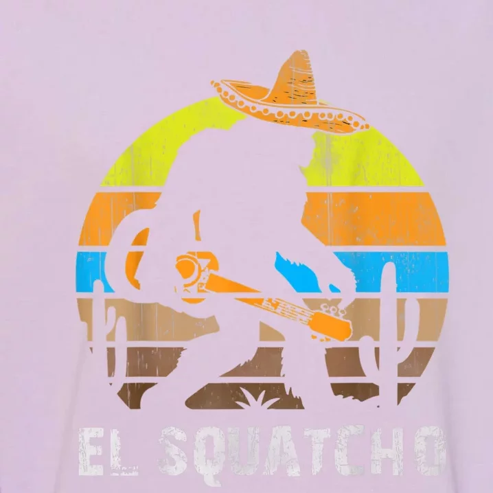 El Squatcho Bigfoot Sasquatch Garment-Dyed Sweatshirt