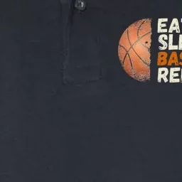 Eat Sleep Basketball Repeat Fun Basketball Fans Softstyle Adult Sport Polo