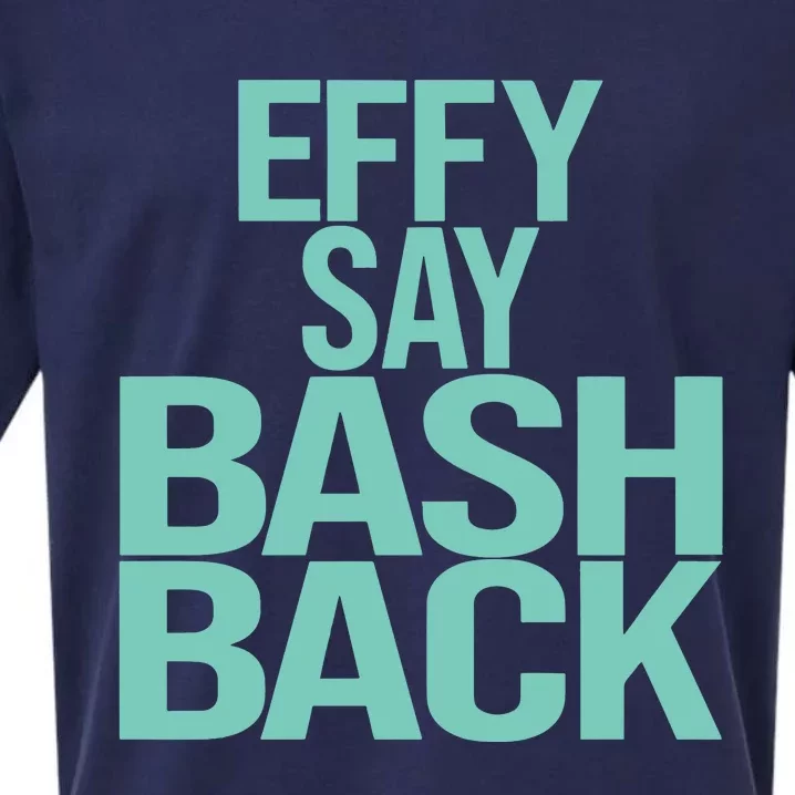 Effy Say Bash Back Sueded Cloud Jersey T-Shirt