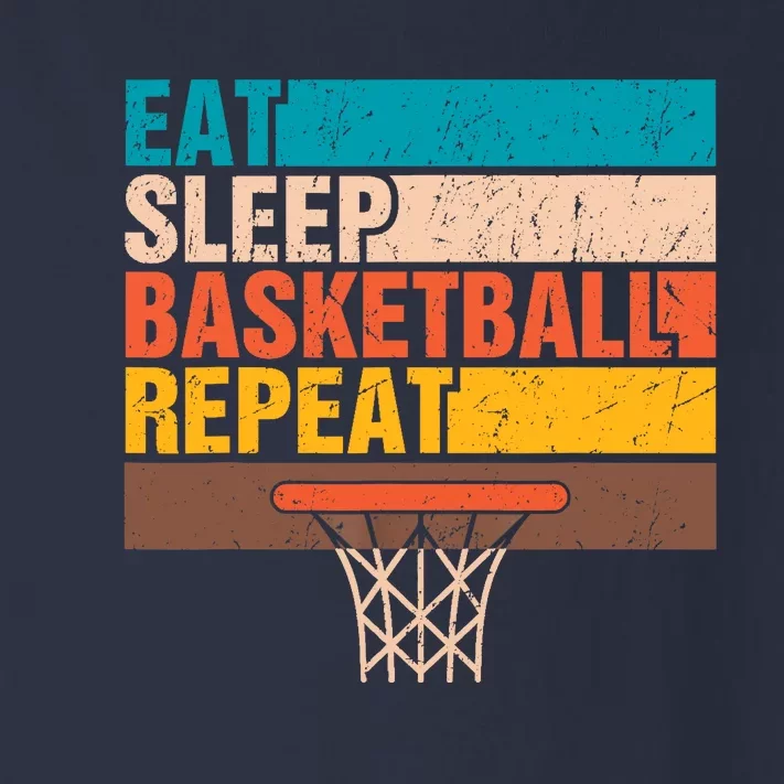 Eat. Sleep. Basketball. Repeat. Basketball Youths Bball Toddler Long Sleeve Shirt