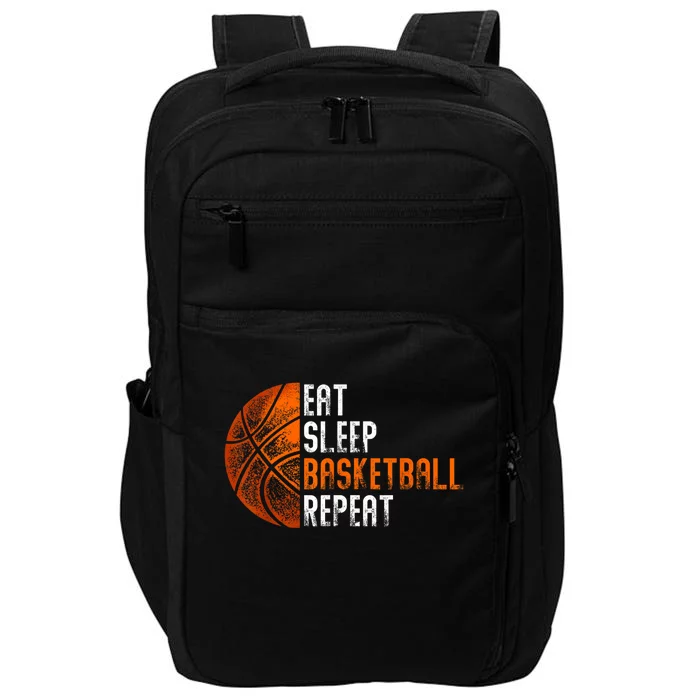 Eat Sleep Basketball Repeat Adults Basketball Impact Tech Backpack