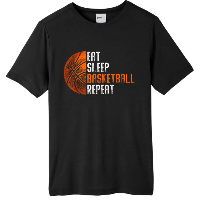 Eat Sleep Basketball Repeat Adults Basketball ChromaSoft Performance T-Shirt