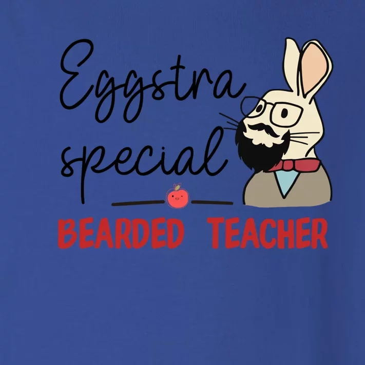 Eggstra Special Bearded Teacher Bunny Funny Easter Funny Gift Cute Gift Toddler Long Sleeve Shirt