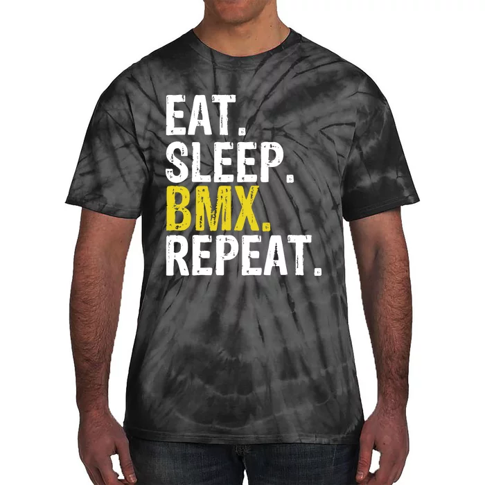 Eat Sleep Bmx Repeat Gift Tie-Dye T-Shirt