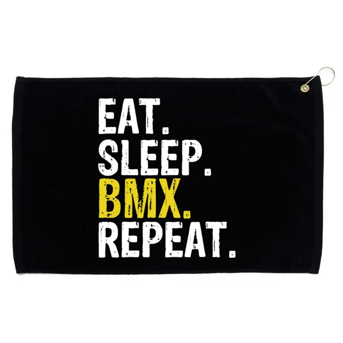 Eat Sleep Bmx Repeat Gift Grommeted Golf Towel