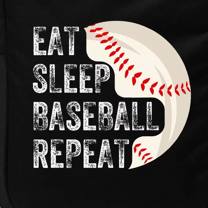 Eat Sleep Baseball Repeat Baseball Player Baseball Impact Tech Backpack