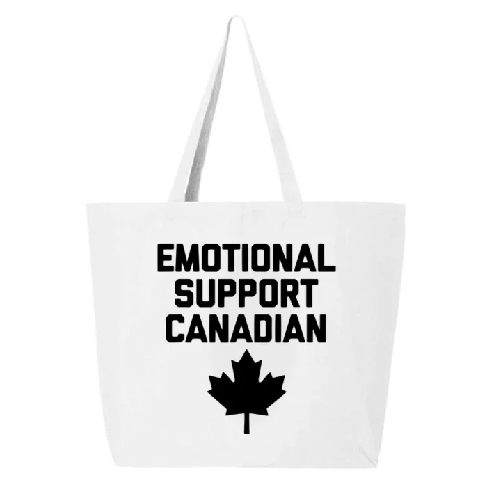 Emotional Support Canadian Funny Canada Canadian 25L Jumbo Tote