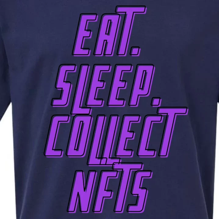 Eat Sleep Collect Nfts Sueded Cloud Jersey T-Shirt