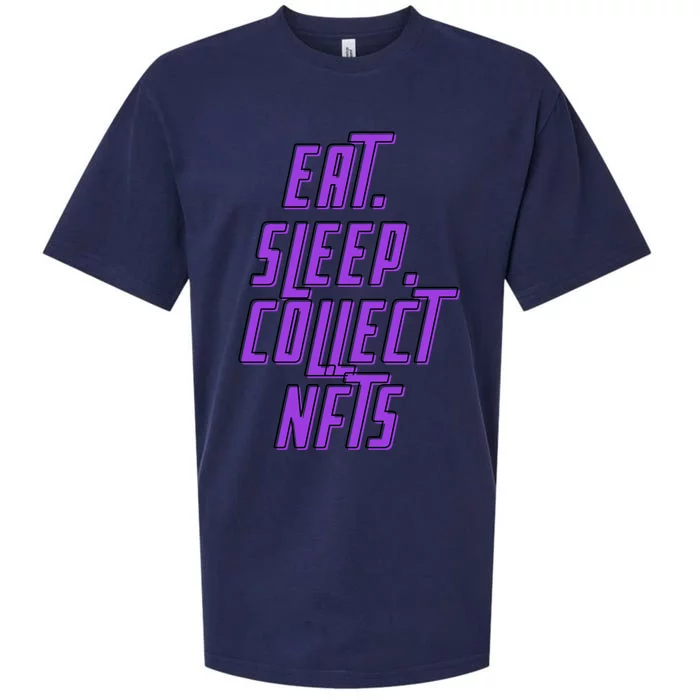 Eat Sleep Collect Nfts Sueded Cloud Jersey T-Shirt