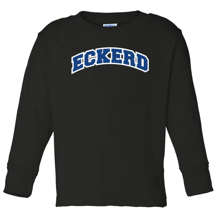 Eckerd Sports Classic Varsity College Style Toddler Long Sleeve Shirt