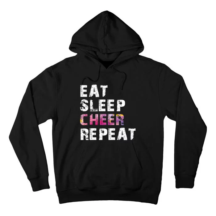 Eat Sleep Cheer Repeat Tall Hoodie