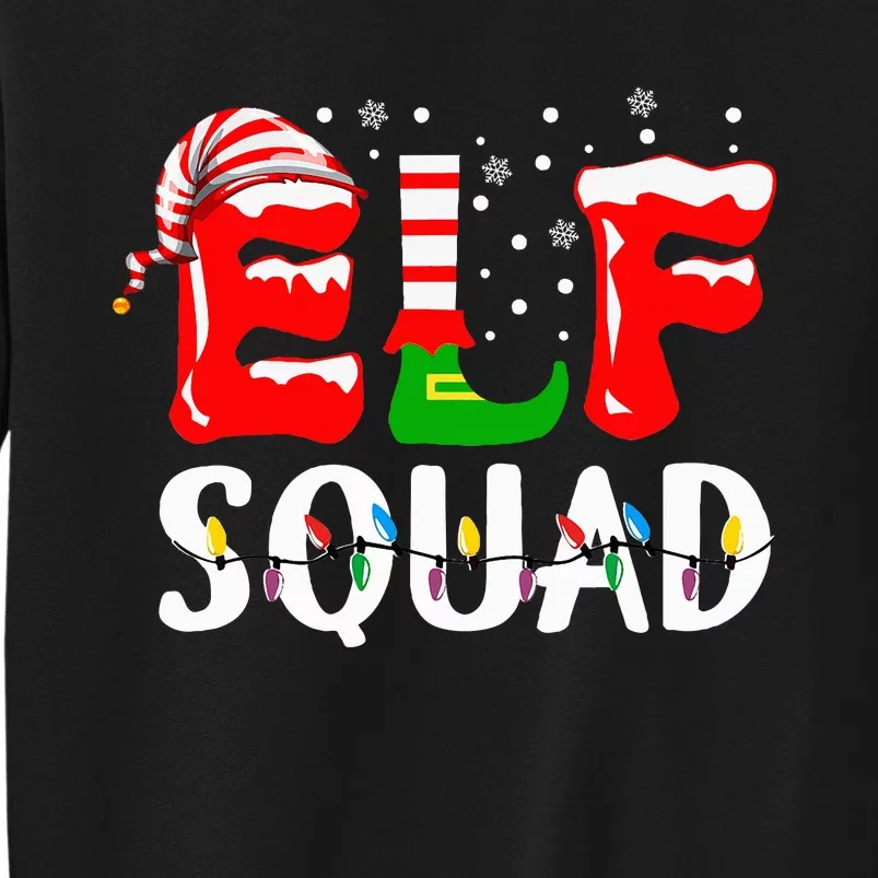 Elf Squad Christmas Pajama Set Fun Family Matching Outfits Sweatshirt