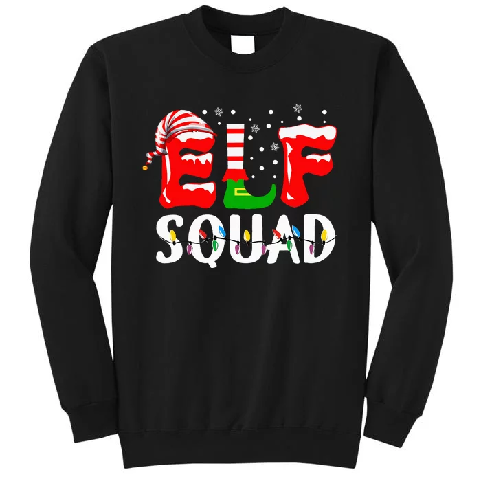 Elf Squad Christmas Pajama Set Fun Family Matching Outfits Sweatshirt