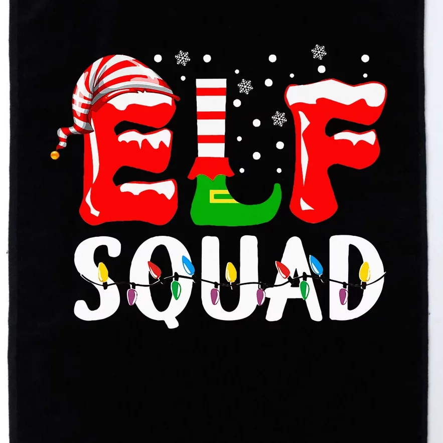 Elf Squad Christmas Pajama Set Fun Family Matching Outfits Platinum Collection Golf Towel