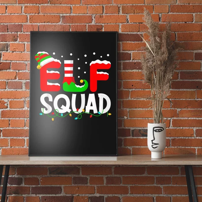 Elf Squad Christmas Matching Family Toddler Boy Girl Funny Poster