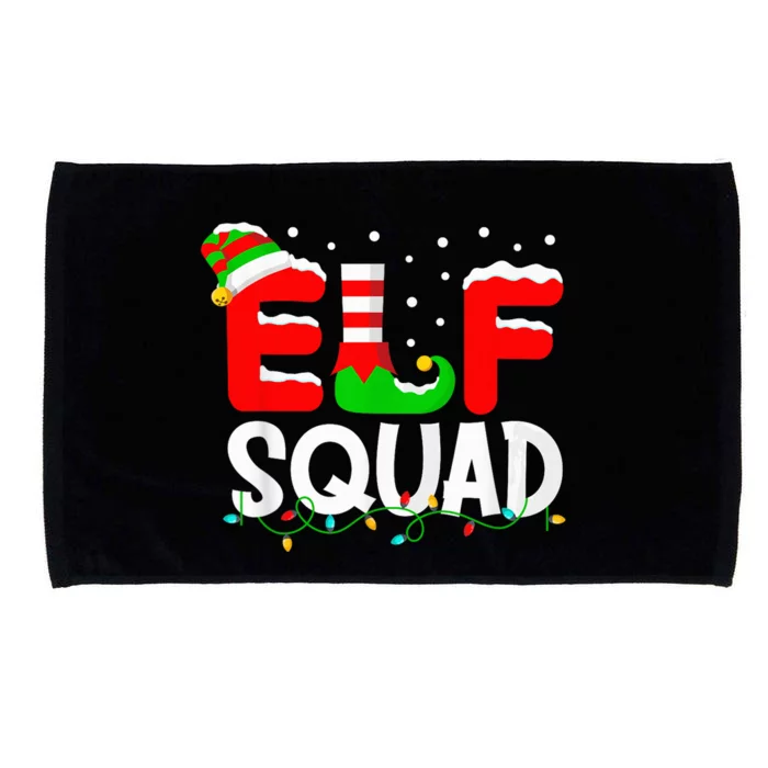 Elf Squad Christmas Matching Family Toddler Boy Girl Funny Microfiber Hand Towel