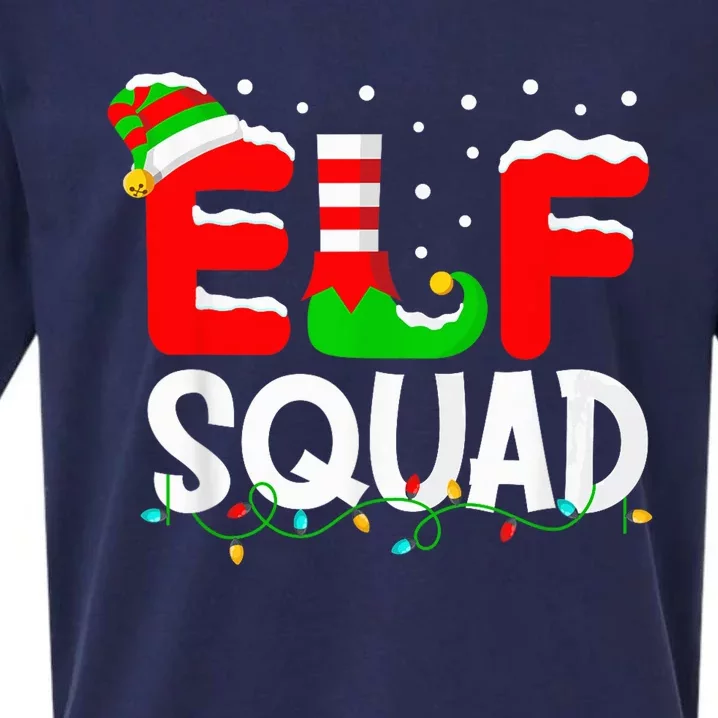 Elf Squad Christmas Matching Family Toddler Boy Girl Funny Sueded Cloud Jersey T-Shirt