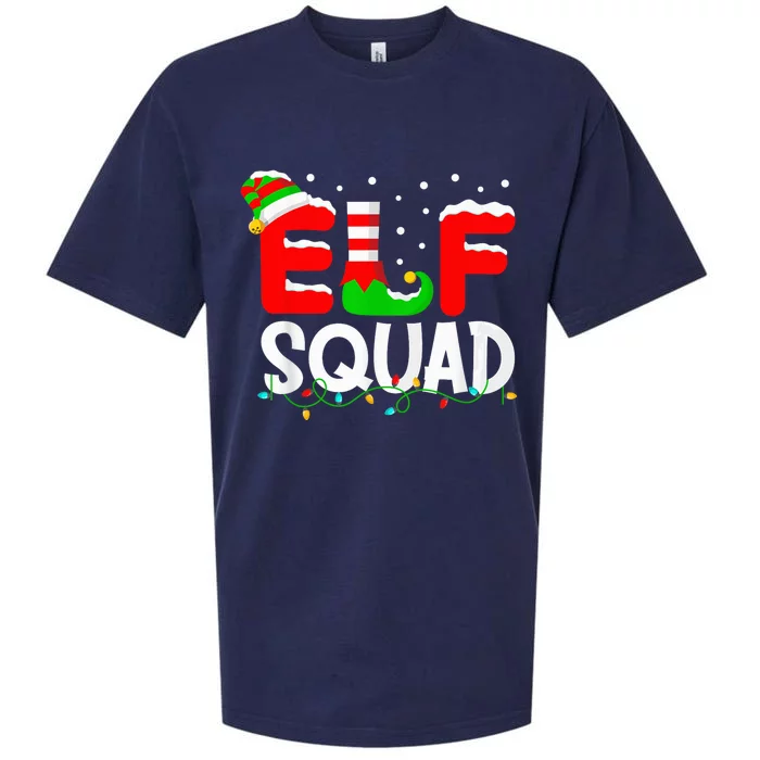 Elf Squad Christmas Matching Family Toddler Boy Girl Funny Sueded Cloud Jersey T-Shirt