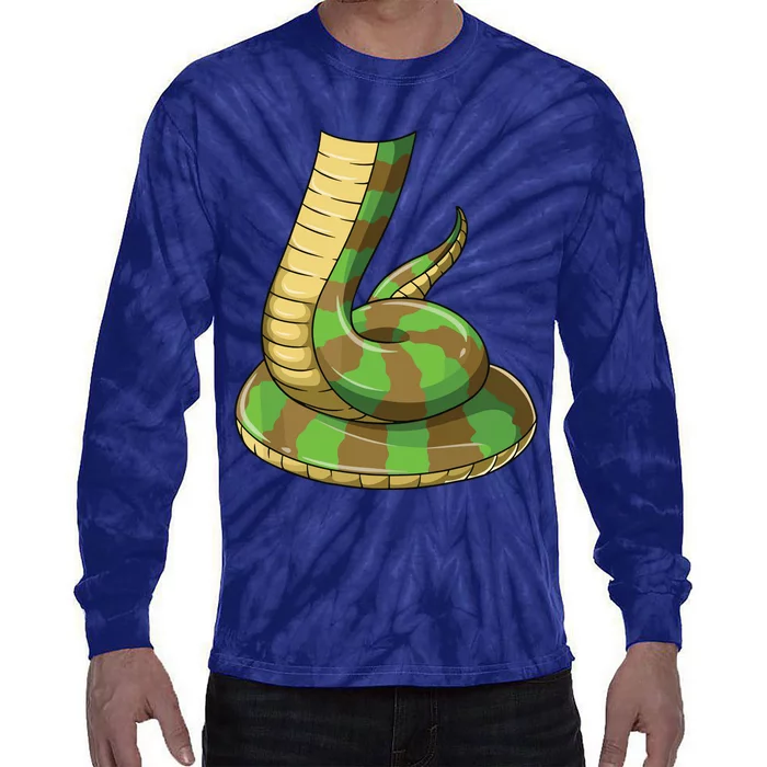 Easy Snake Costume Snake Body Headless Snake Costume Tie-Dye Long Sleeve Shirt