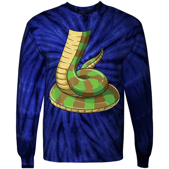 Easy Snake Costume Snake Body Headless Snake Costume Tie-Dye Long Sleeve Shirt