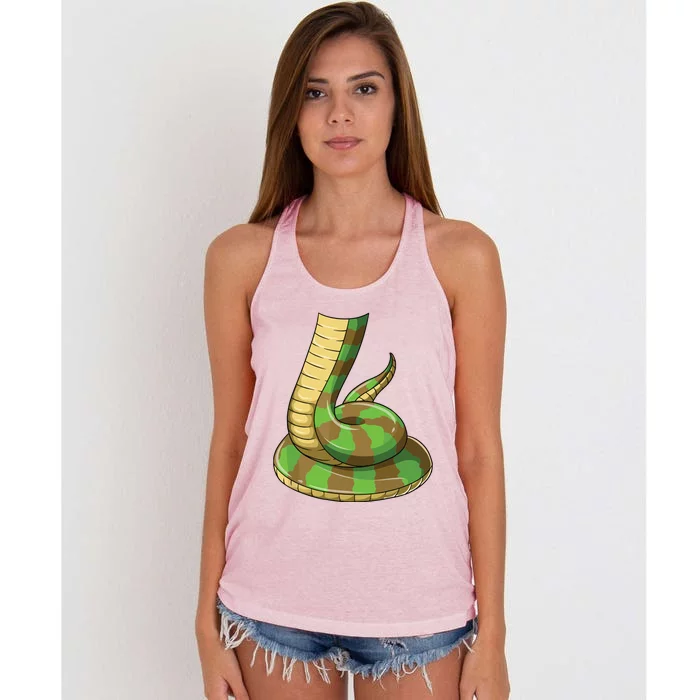 Easy Snake Costume Snake Body Headless Snake Costume Women's Knotted Racerback Tank