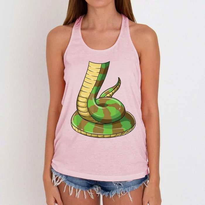 Easy Snake Costume Snake Body Headless Snake Costume Women's Knotted Racerback Tank