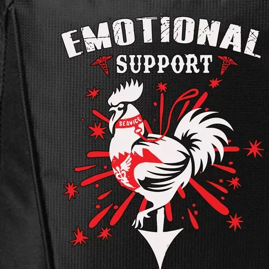 Emotional Support Chicken Emotional Support Cock City Backpack