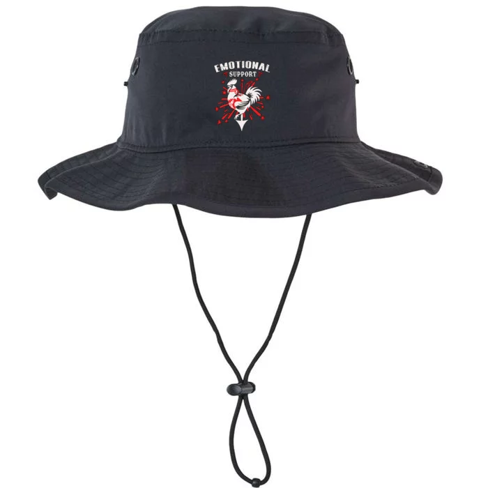 Emotional Support Chicken Emotional Support Cock Legacy Cool Fit Booney Bucket Hat