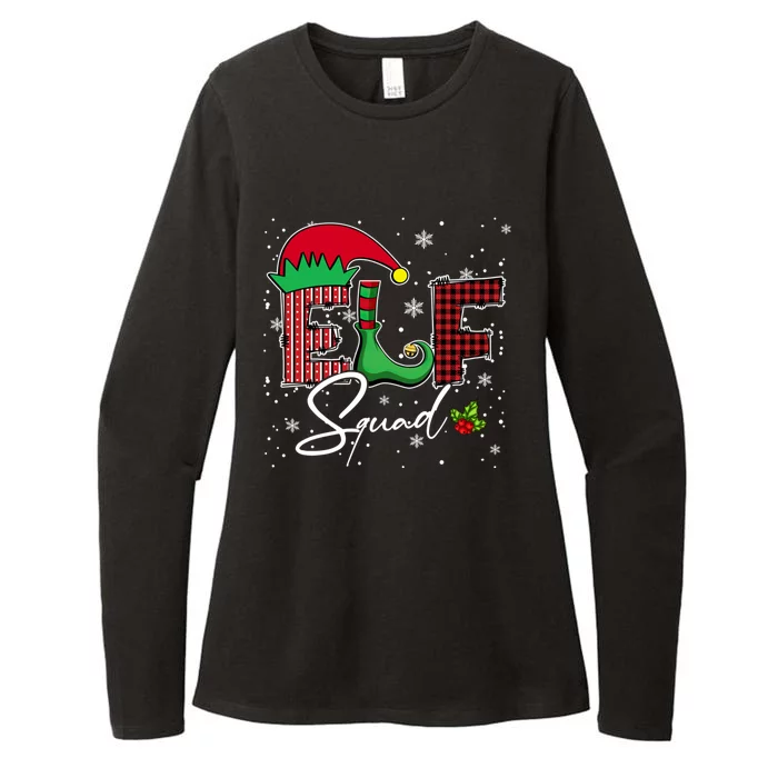 Elf Squad Christmas Matching Family Funny Funny Gift Womens CVC Long Sleeve Shirt