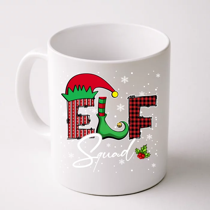 Elf Squad Christmas Matching Family Funny Funny Gift Front & Back Coffee Mug