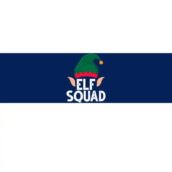 Elf Squad Christmas Holiday Cute Bumper Sticker