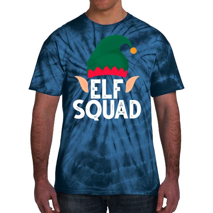 Elf Squad Christmas Holiday Cute Tie-Dye T-Shirt