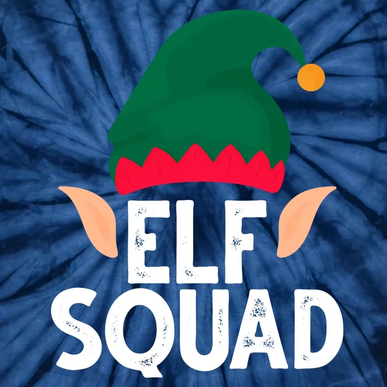 Elf Squad Christmas Holiday Cute Tie-Dye T-Shirt