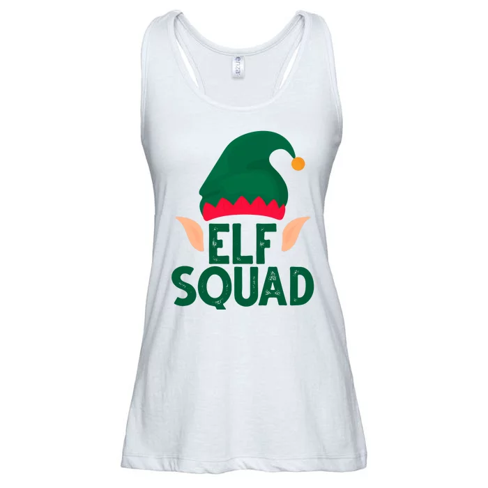 Elf Squad Christmas Holiday Cute Ladies Essential Flowy Tank