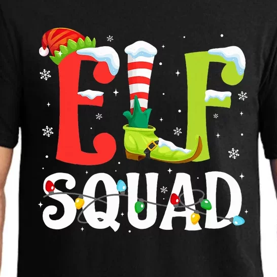 Elf Squad Christmas Family Matching Xmas Elf Pajamas Pajama Set