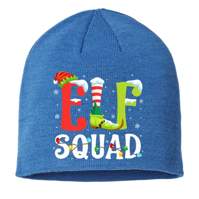 Elf Squad Christmas Family Matching Xmas Elf Pajamas 8 1/2in Sustainable Knit Beanie