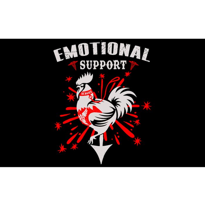 Emotional Support Chicken Emotional Support Cock Bumper Sticker