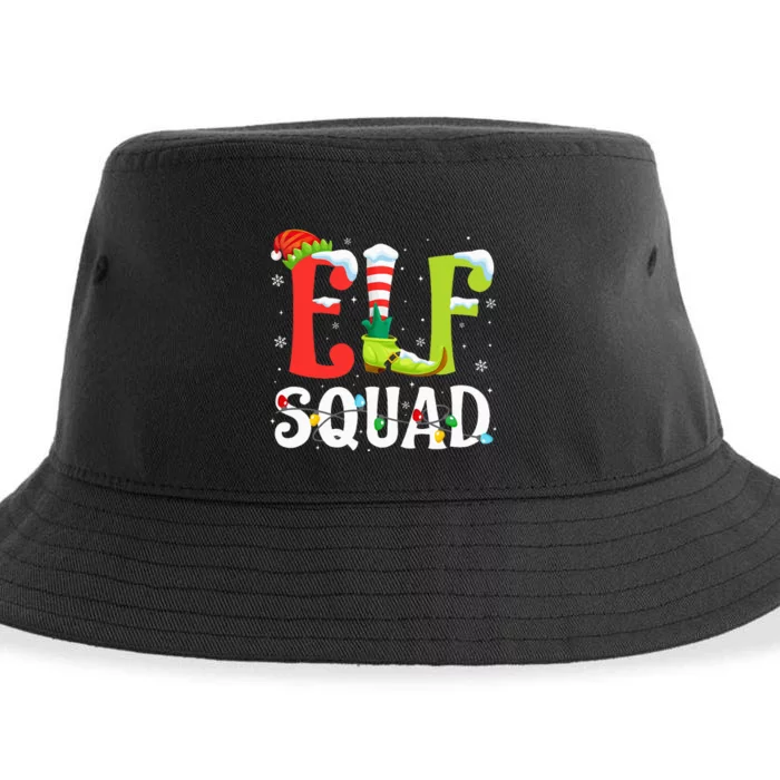 Elf Squad Christmas Family Matching Xmas Elf Pajamas Sustainable Bucket Hat