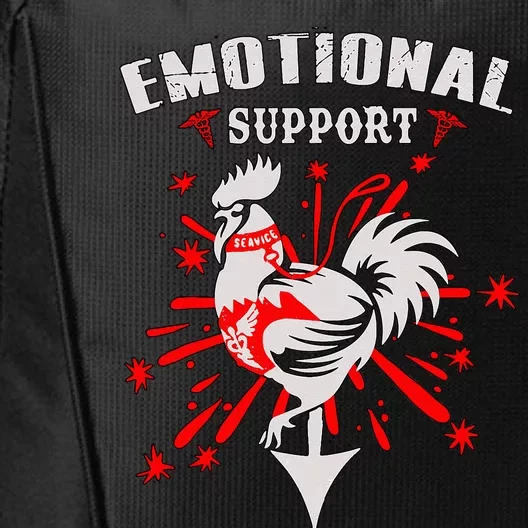 Emotional Support Chicken Emotional Support Cock City Backpack