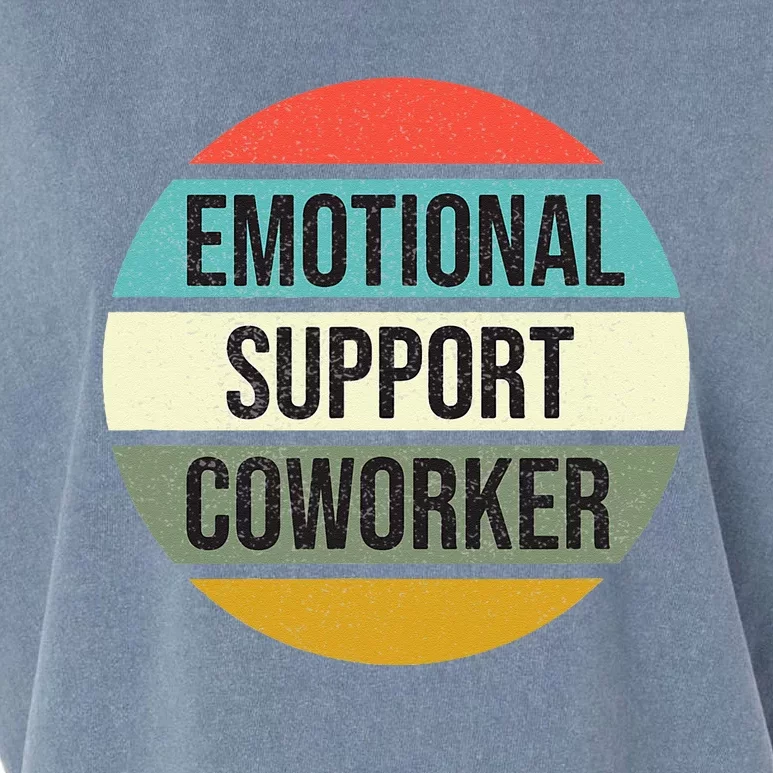 Emotional Support Coworker Garment-Dyed Women's Muscle Tee