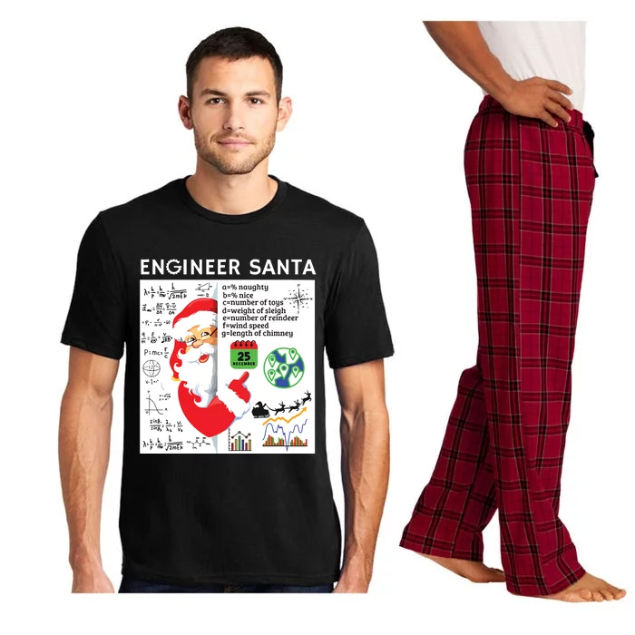 Engineer Santa Christmas Civil Chemical Engineering Student Pajama Set