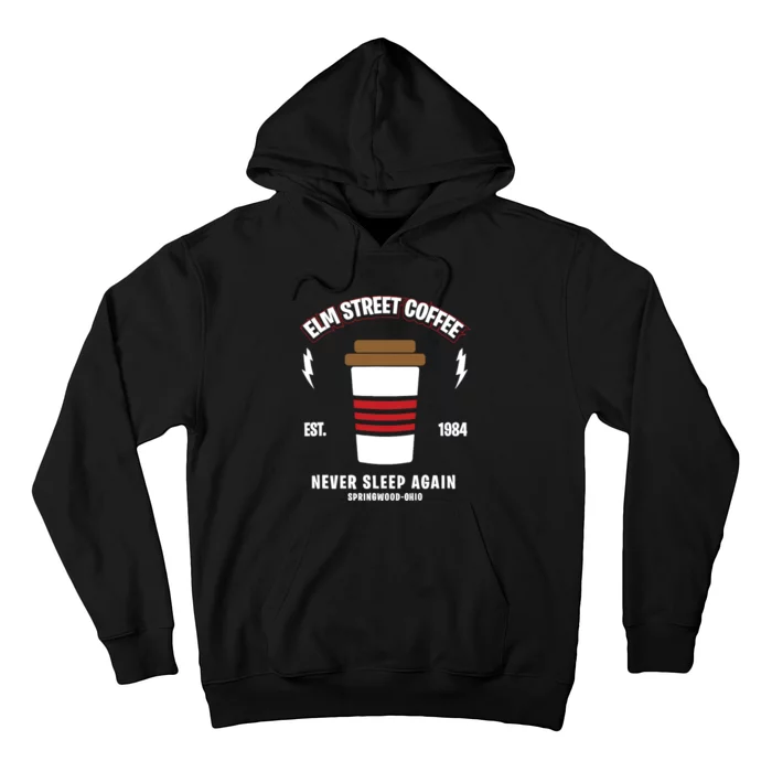 Elm Street Coffee Sleeping Freddy Funny Gift Hoodie