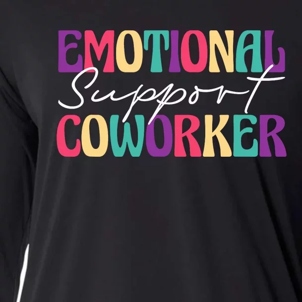 Emotional Support Coworker Cooling Performance Long Sleeve Crew