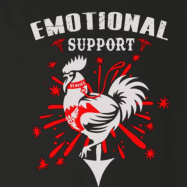 Emotional Support Chicken Emotional Support Cock Toddler Long Sleeve Shirt