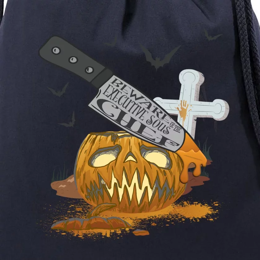 Executive Sous Chef Funny Halloween Party Gift Drawstring Bag