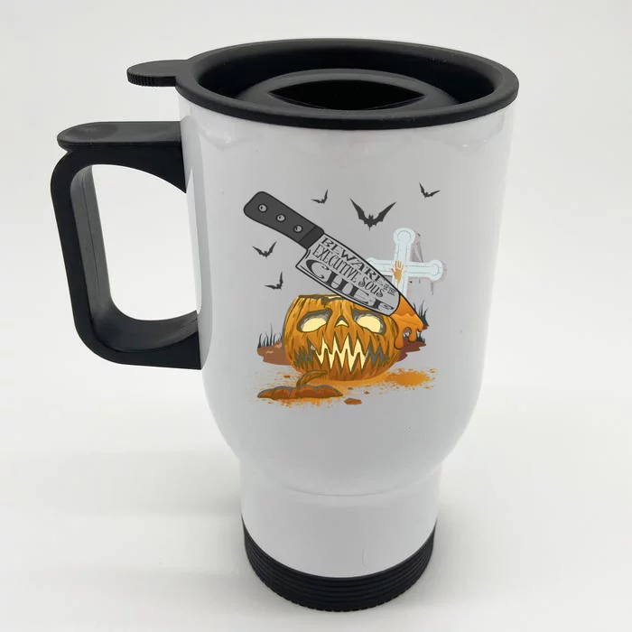 Executive Sous Chef Funny Halloween Party Gift Front & Back Stainless Steel Travel Mug